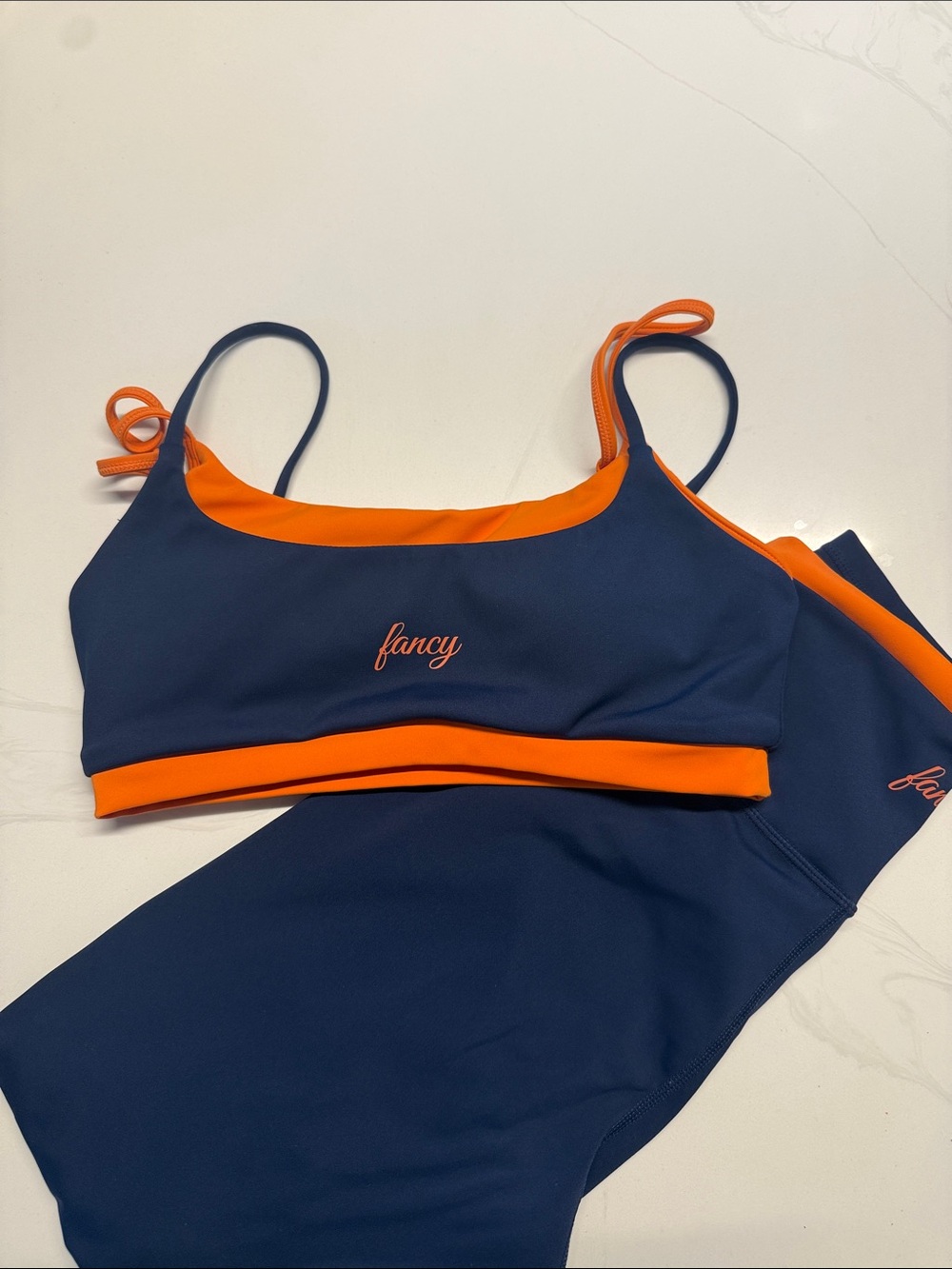 Fancy double layer workout set